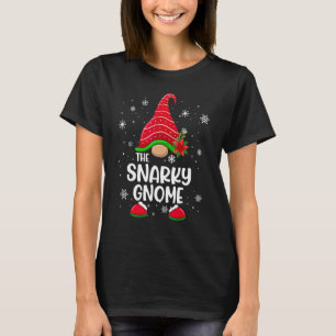 Camiseta Gnomo Mal-Humorado de Xadrez de Búfalo Família Cor