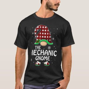 Camiseta Gnomo Mecânico Xadrez de Búfalo Grupo Familiar Cor