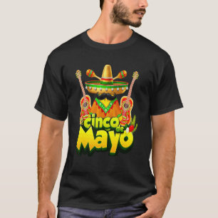 Camiseta Gnomo Mexicano Cinco de Mayo Serape Poncho Men Wom