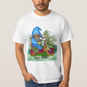 Camiseta Gnomo motociclista