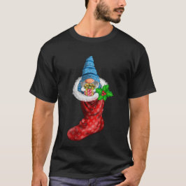 Camiseta Gnomo Na Festa De Natal Gnomo Da Família Pajamas E