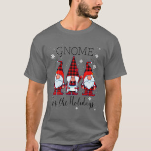 Camiseta Gnomo para a Xadrez de Buffalo 3 Gnomos Chri