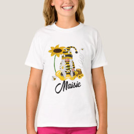 Camiseta Gnomo Personalizada de Girassol