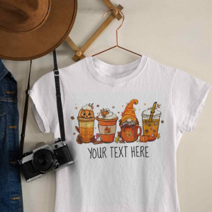 Camiseta Gnomo Pumpkin Fall Tee Retro Design Halloween Dive