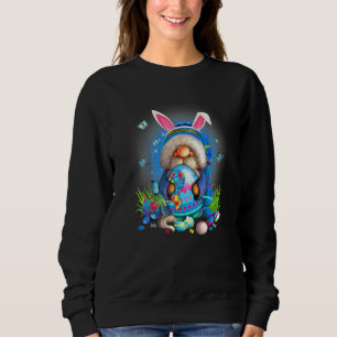 Camiseta Gnomo Quebra-cabeça Coelho de Ovos Eas de Sensibil