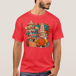 Camiseta Gnomo queda abóbora milho picante labirinto feno s