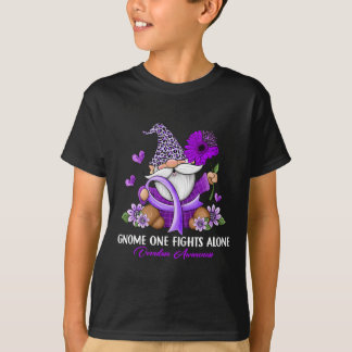 Camiseta Gnomo Um Luta Sozinho Consciencialização Sobre Ove