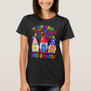 Camiseta Gnomos 100 Dia Mais Inteligente Contagem Marca Fof