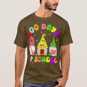 Camiseta Gnomos 100 Dias De Gnomias Escolares Professores C