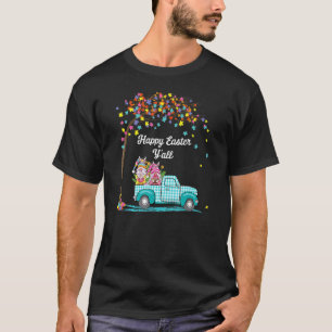 Camiseta Gnomos Bonitos Com Coelhinhos De Ovos Caminhão De