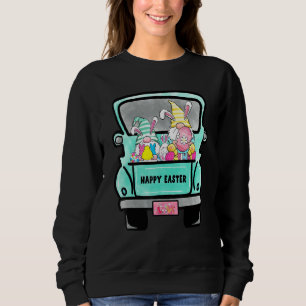 Camiseta Gnomos Bonitos Com Coelhinhos De Ovos Caminhão De