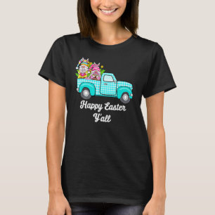 Camiseta Gnomos Bonitos Com Coelhinhos De Ovos Caminhão De