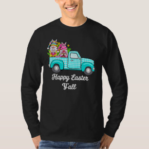 Camiseta Gnomos Bonitos Com Coelhinhos De Ovos Caminhão De