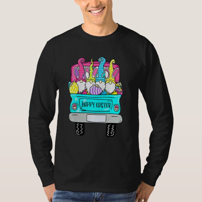 Camiseta Gnomos Bonitos Com Ervas De Coelhinho, Caminhão De (Frente)