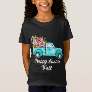 Camiseta Gnomos bonitos com ouvidos coelhos Caminhão de caç