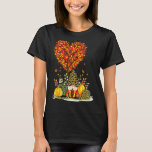Camiseta Gnomos Cachorros Pumpkin outono Fall Season Autumn