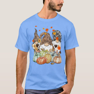 Camiseta Gnomos Cachos Vibes Alô Outono Queda Por Cima Do Q