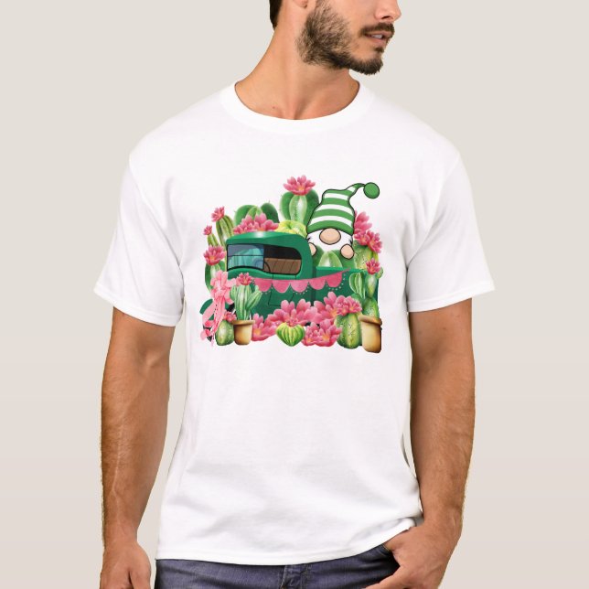 Camiseta Gnomos Cactus Truck Men (Frente)