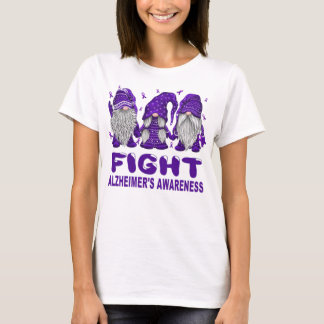 Camiseta Gnomos Combatem A Consciência Do Alzheimer
