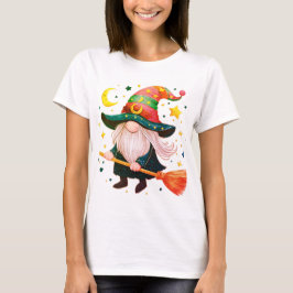 Camiseta Gnomos Cons com vassoura