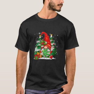 Camiseta Gnomos Cons Felizes Família Luz de Natal Gnomo Xma