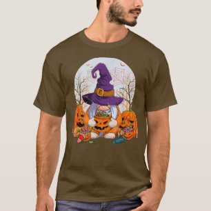 Camiseta Gnomos Cons Felizes Queda de Candy Corn Pumpki