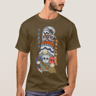 Camiseta Gnomos Cons Felizes Queda de Candy Corn Pumpki