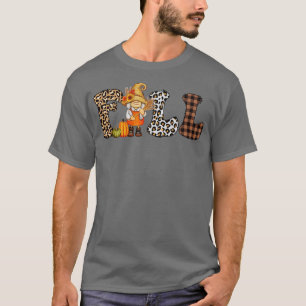 Camiseta Gnomos Cutes De Leopardo Caem Dons De Ação De Graç