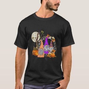 Camiseta Gnomos das bruxas O outono das abóboras cai com gr
