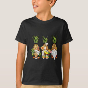 Camiseta Gnomos de Abacaxi Praias Verão Aloha Havaí Havaian