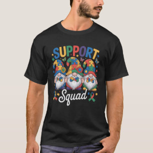 Camiseta Gnomos de Conscientização do Autismo Esquadra de A