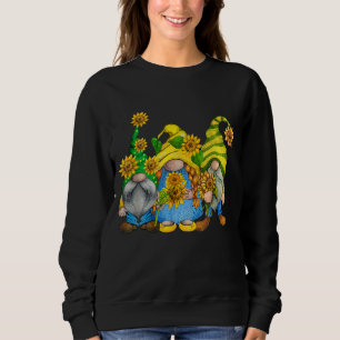 Camiseta Gnomos de girassol Tomate Escandinavo Três Jardins