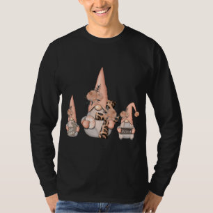 Camiseta Gnomos de Jardim com Coelho Ovo Floral Cruzado-Leo