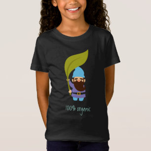 Camiseta Gnomos de jardim felizes e bonitos orgânicos