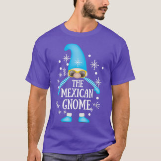 Camiseta Gnomos de Natal bonitos em Óculos de Xadrez Gnomo