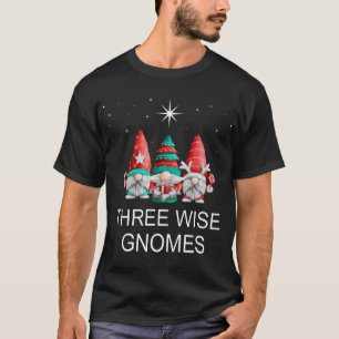 Camiseta Gnomos de Natal de Três Homens Sábios