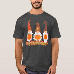 Camiseta Gnomos de Queda e Presentes Gráficos de Outono