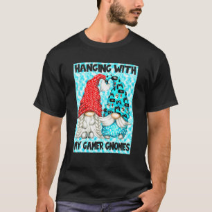 Camiseta Gnomos De Tee - Saindo Com Meus Gnomos De Jogadore