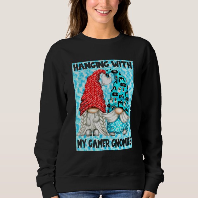 Camiseta Gnomos De Tee - Saindo Com Meus Gnomos De Jogadore (Frente)