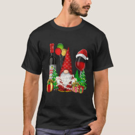 Camiseta Gnomos De Vinho De Natal Para O Xmas Cheio