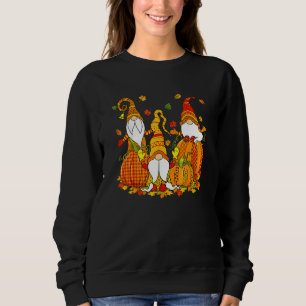 Camiseta Gnomos de Xadrez de Impressão de Abóbora Leopardo 