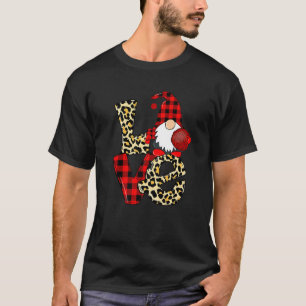 Camiseta Gnomos do Amor Feliz Dia dos Namorados Leopard Red
