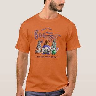 Camiseta Gnomos do Dia das Bruxas da Tripulação Bonita