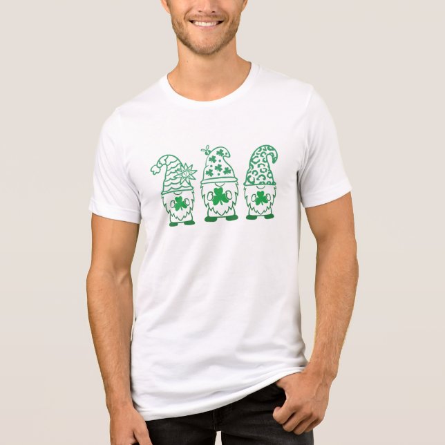 Camiseta Gnomos do Dia de Patrick-60682 (Frente)