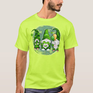 Camiseta Gnomos do Dia de São Patrício-54989