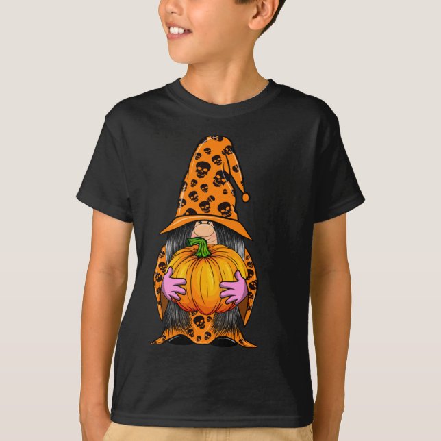 Camiseta Gnomos do Halloween Culta de Outono É Fall Yal (Frente)