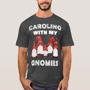 Camiseta Gnomos do Jardim de Natal bonitos Engraçados