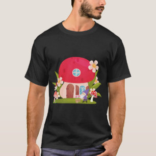 Camiseta Gnomos do Jardim e Casa de Mushroom