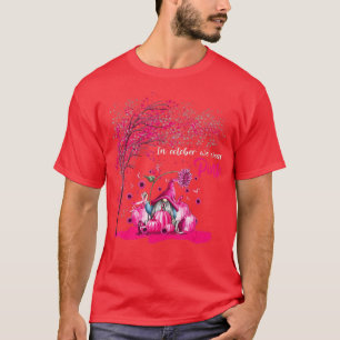 Camiseta Gnomos Em Outubro Nós Vestimos Conhecimento Do Can