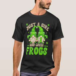Camiseta Gnomos Em Sapo Apenas Uma Menina Que Ama Sapos